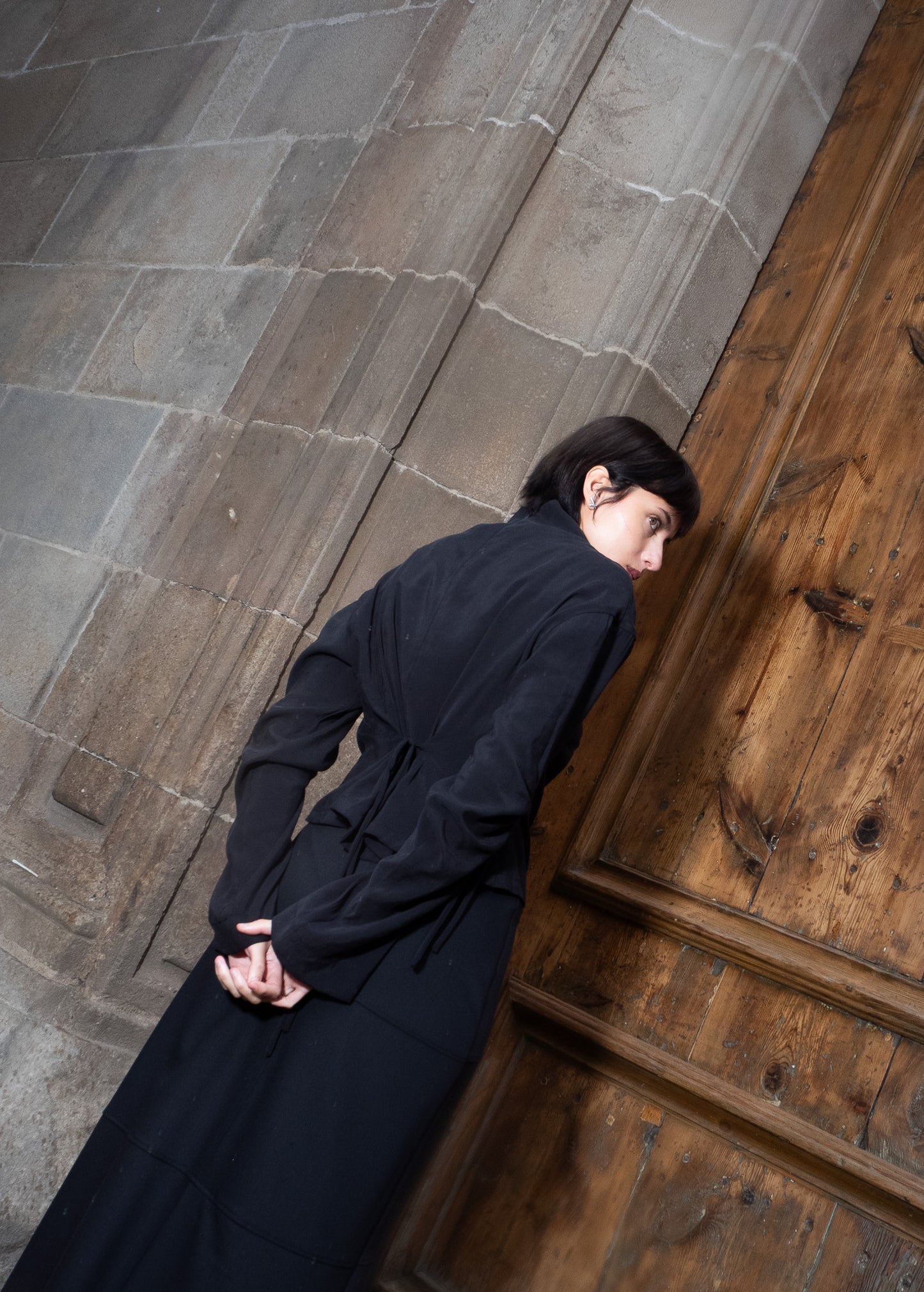 Top Gaku Negro 'Cupro Touch'