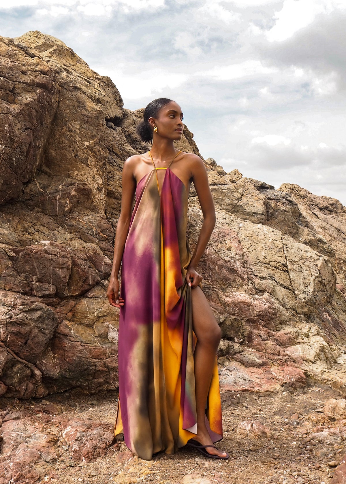 Maina D1 Mustard Dress
