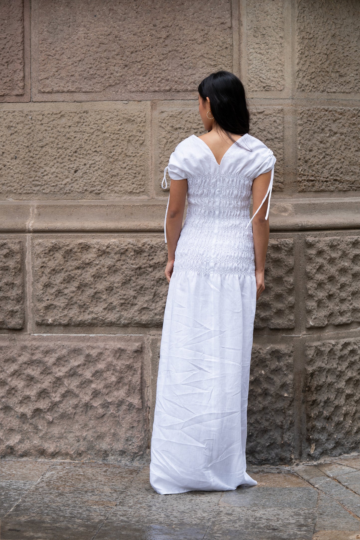 Vestido Ren Blanco (100% Lino)