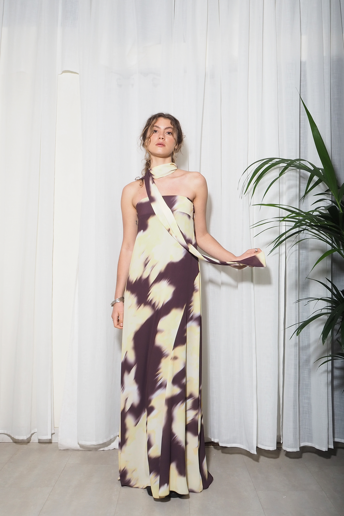 Vestido Tube Butter/Choco