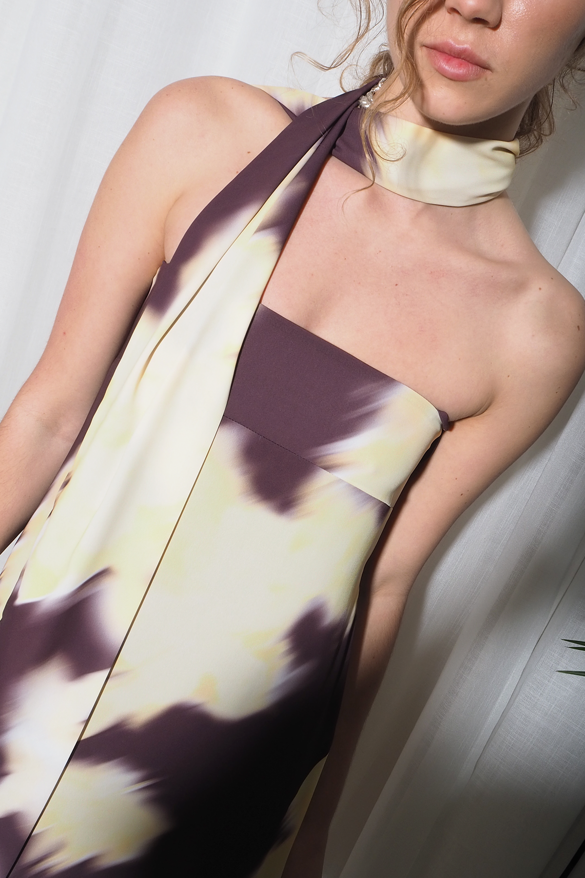 Vestido Tube Butter/Choco