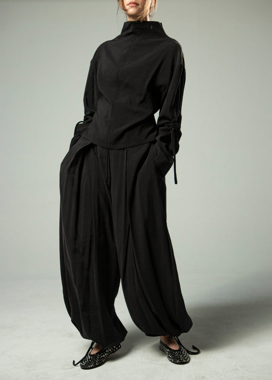 Top Gaku Negro 'Cupro Touch'