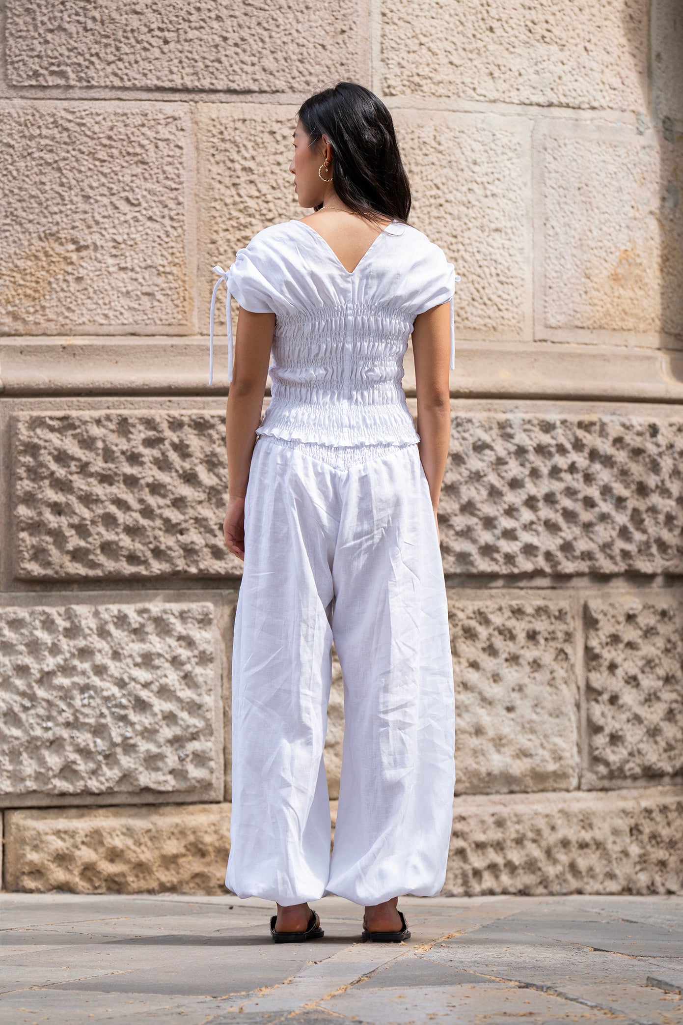 Top Ren Blanco (100% Lino)