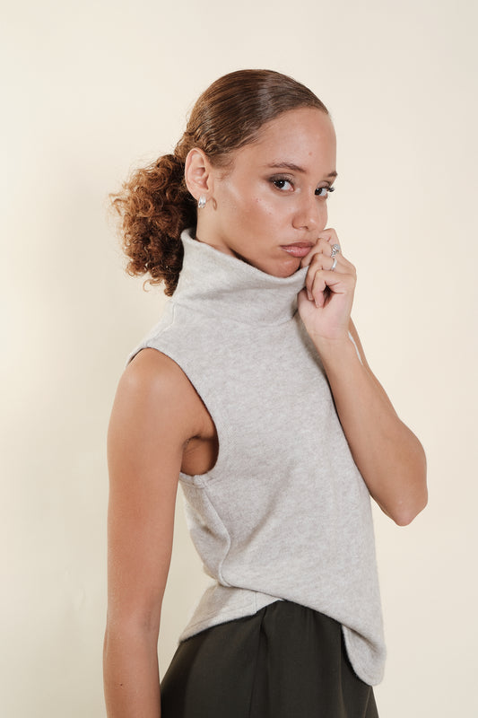 Top Miyo Punto Beige