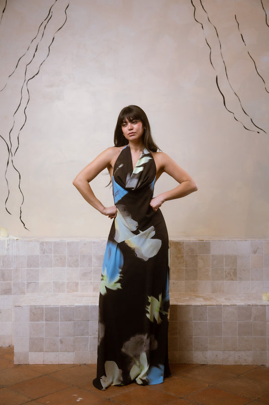 Vestido Dua Choco Bloom