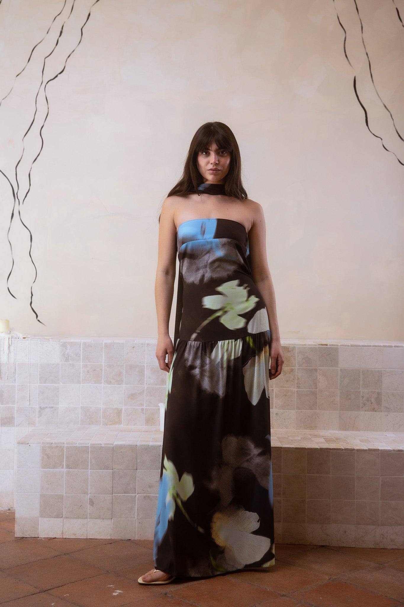 Vestido Tula Choco Bloom
