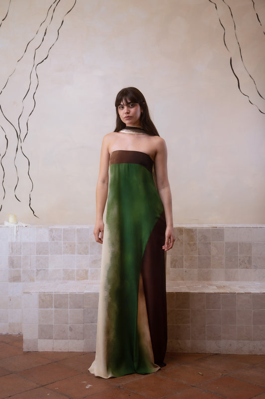 NEW! Vestido Tube D3 Earth