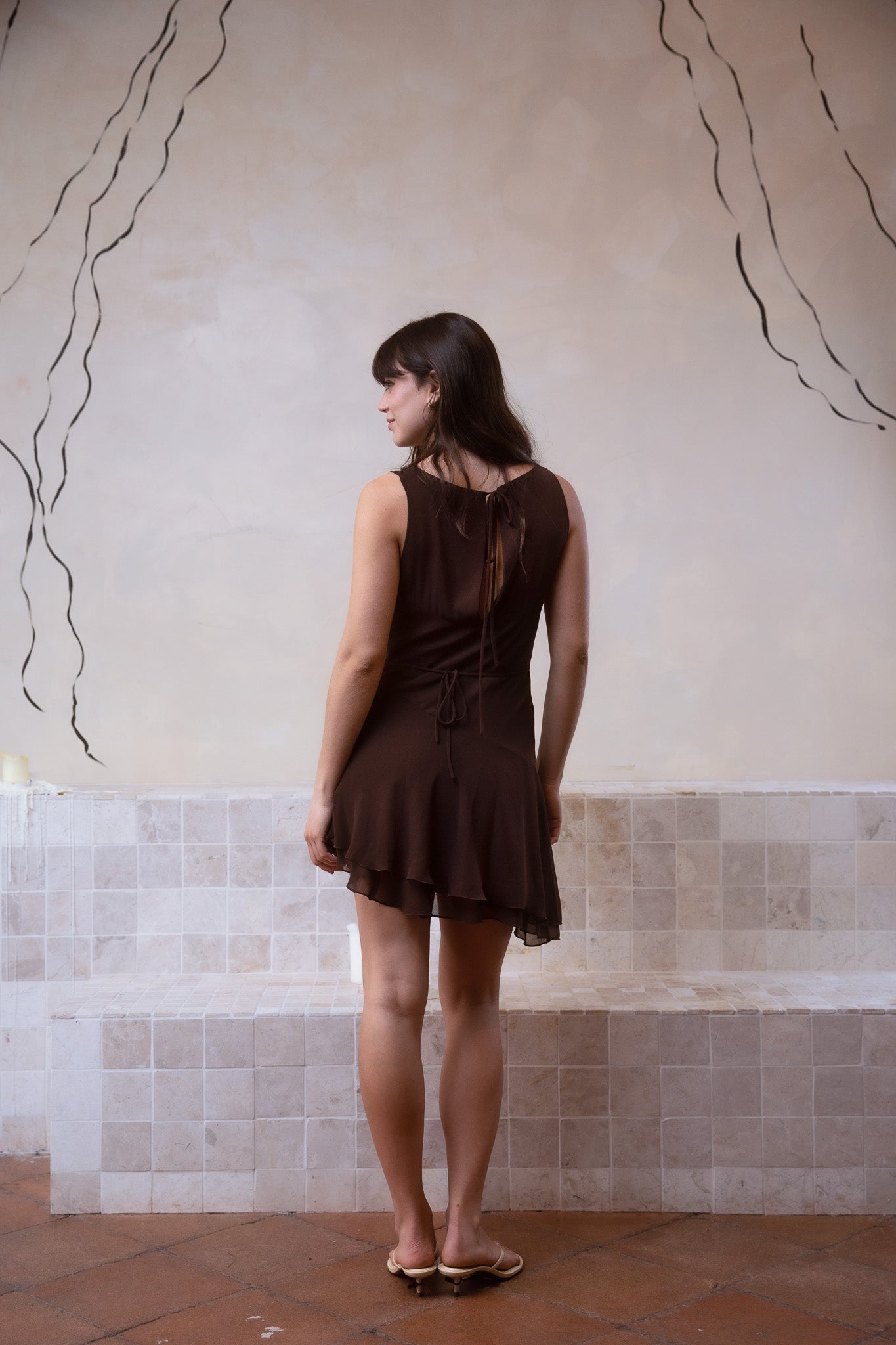 Rina D1 Mustard Dress