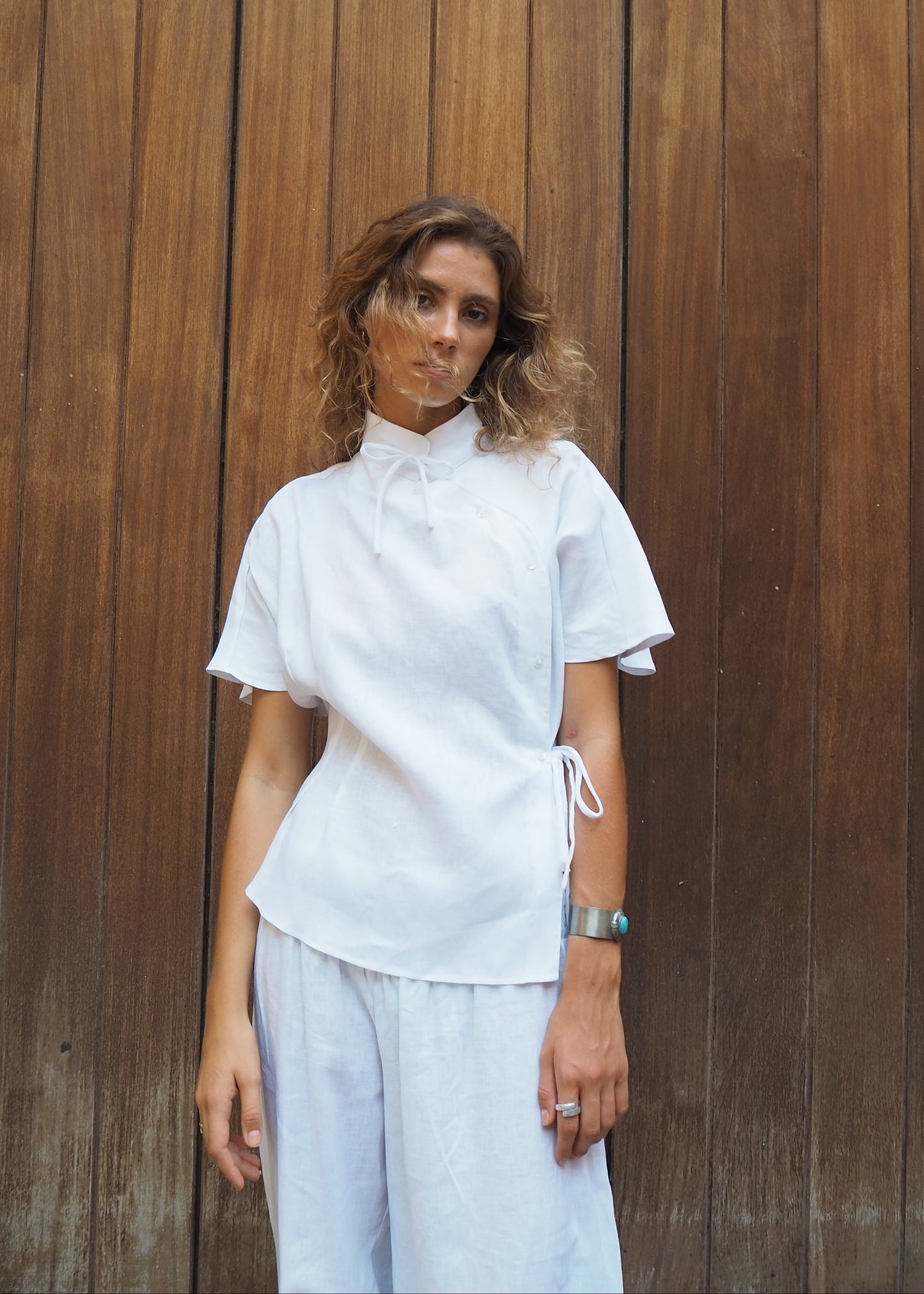 Camisa Yao Blanco (100% Lino)