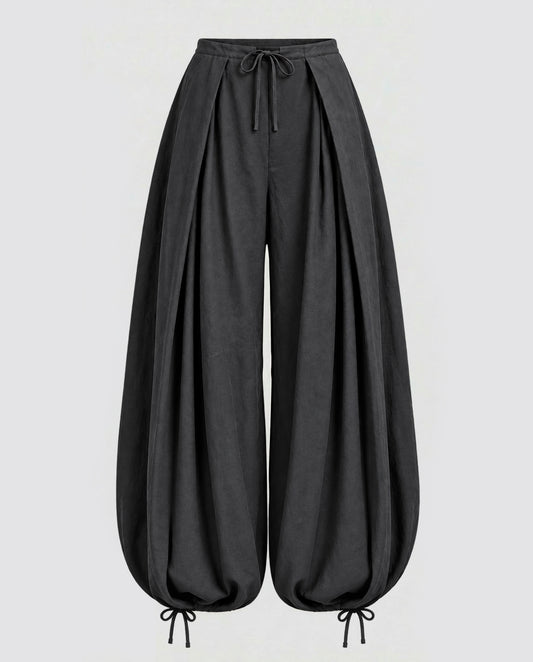 Pantalón Baki Negro 'Cupro Touch'
