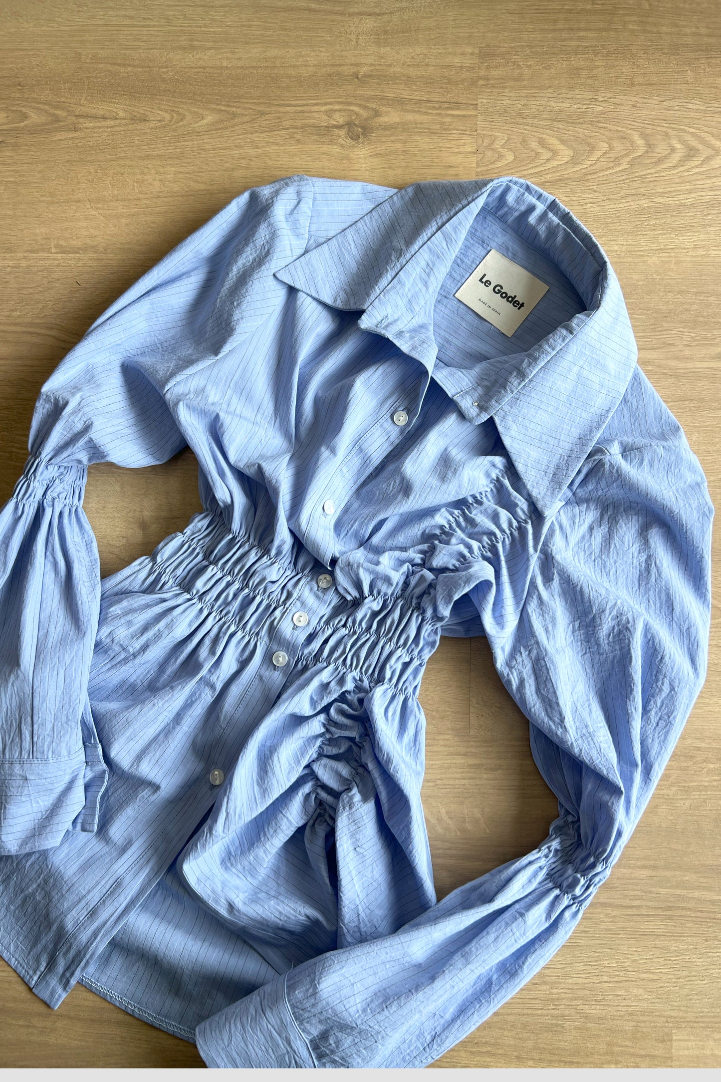Camisa Brixton Blue (100% Algodón Orgánico)