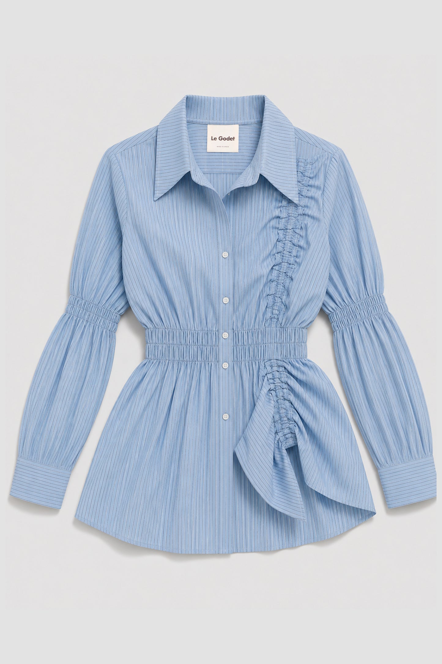 Camisa Brixton Blue (100% Algodón Orgánico)