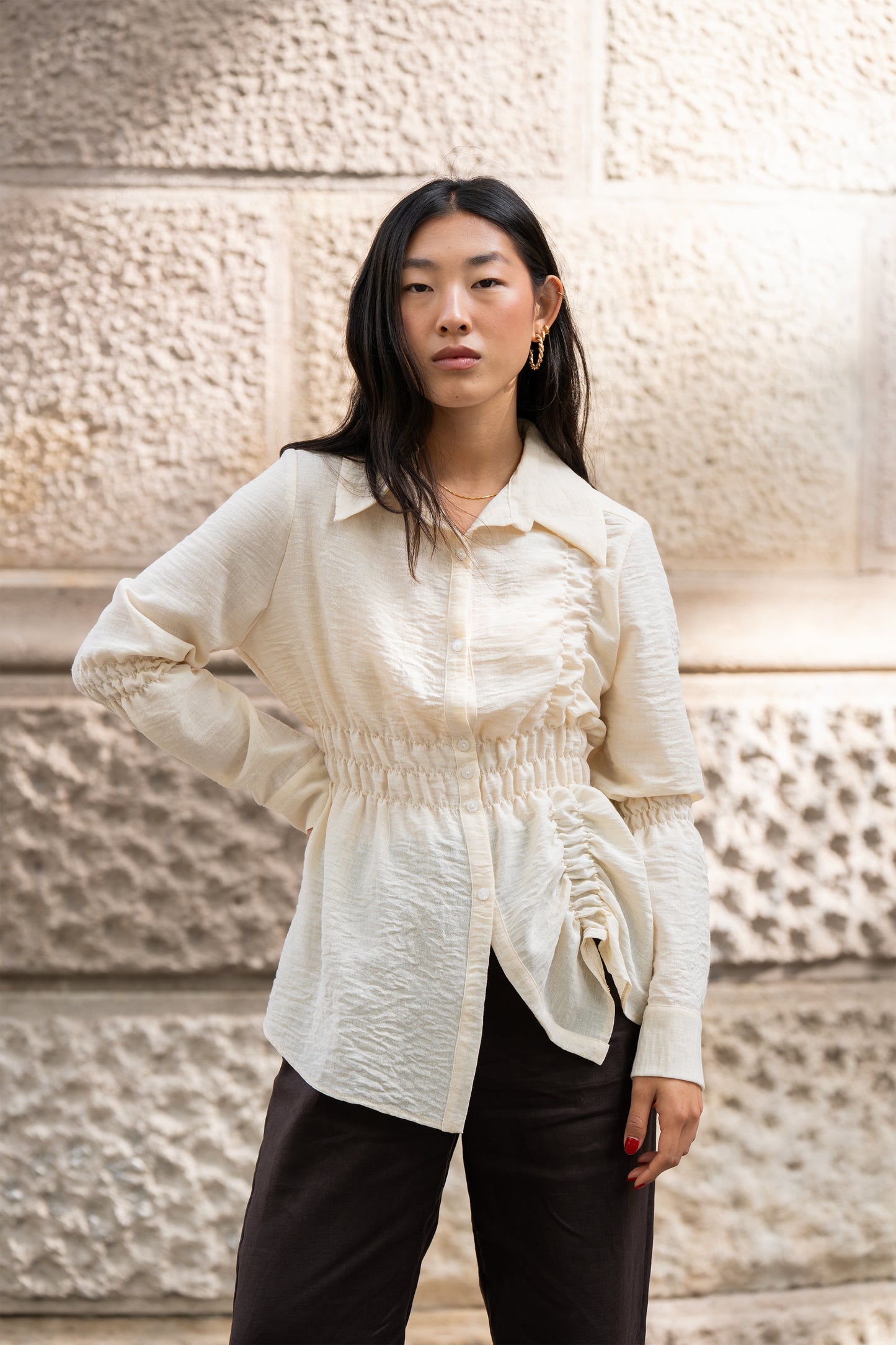 Camisa Brixton Crema