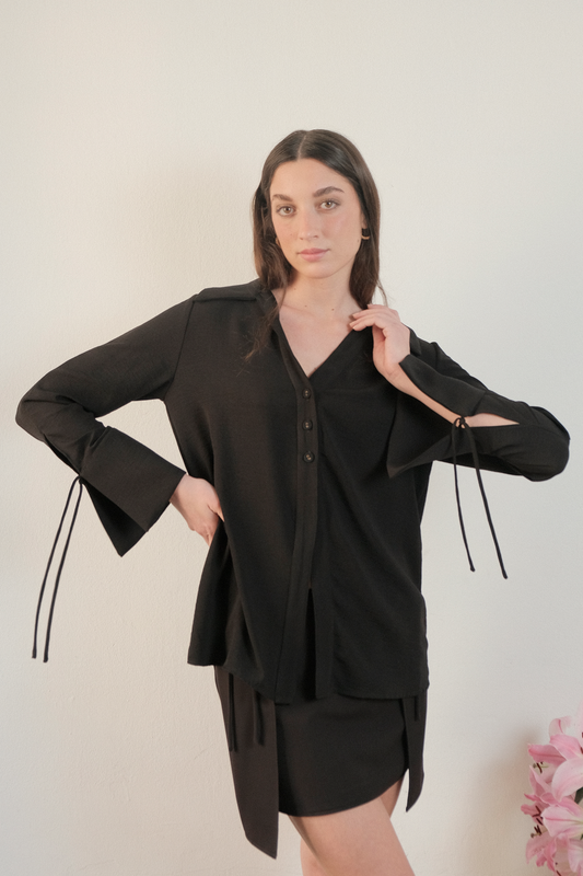 Camisa Bomba Negro Oversized
