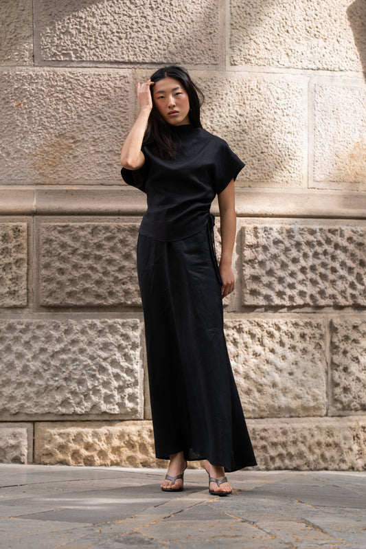 Top Gakito Negro (100% Lino)
