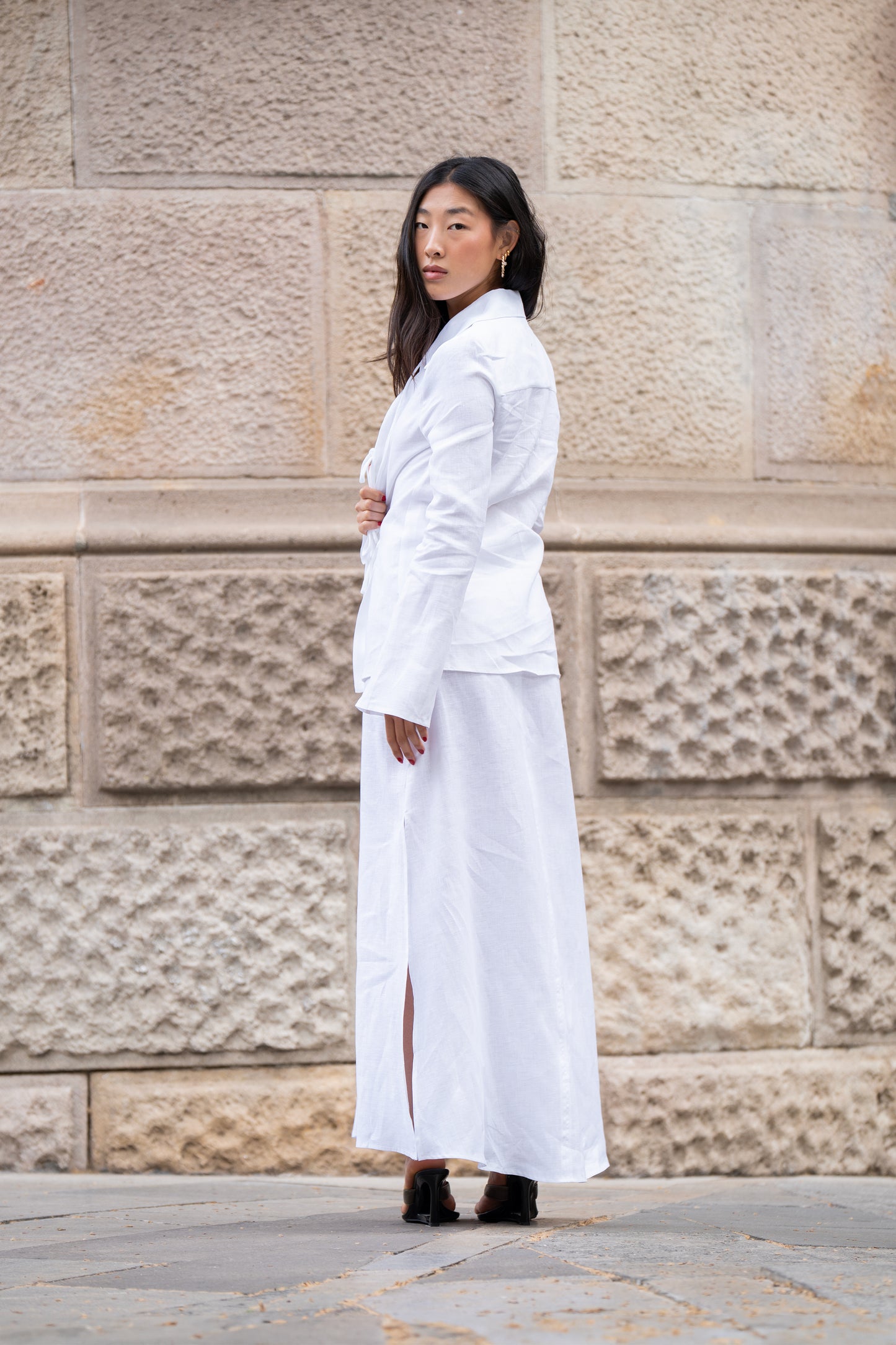 Camisa Juni Blanco (Lino 100%)