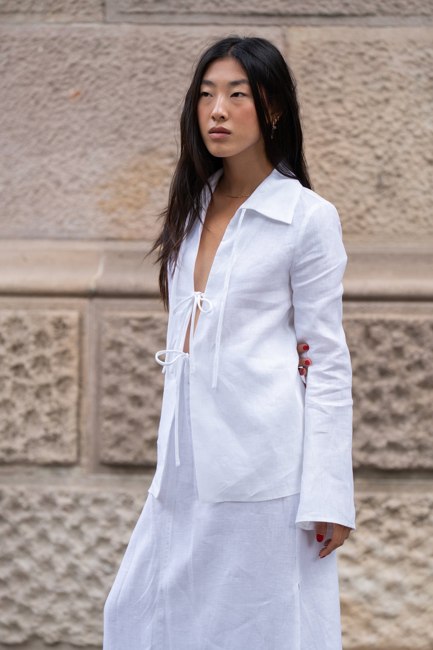 Camisa Juni Blanco (Lino 100%)