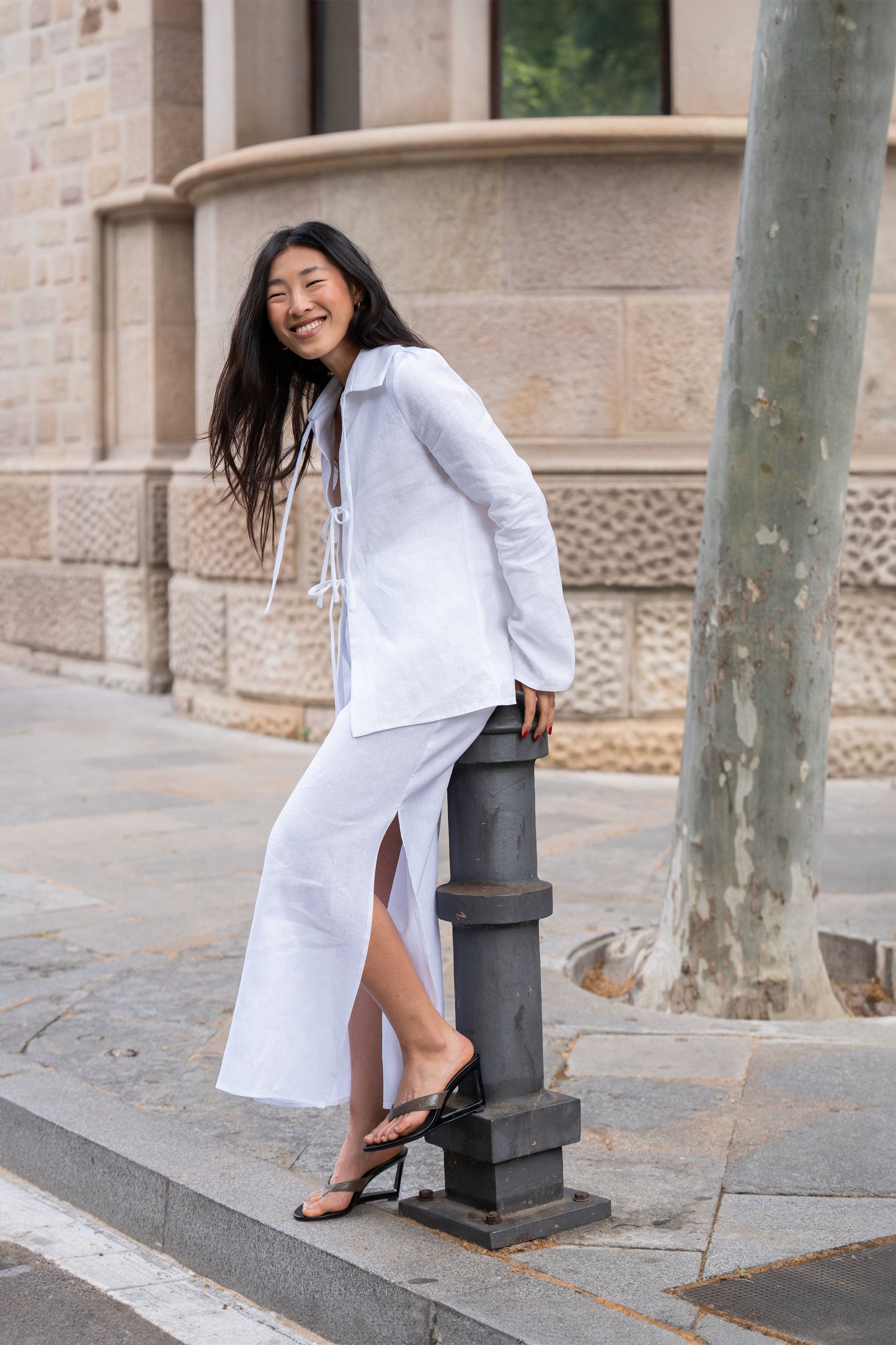 Camisa Juni Blanco (Lino 100%)