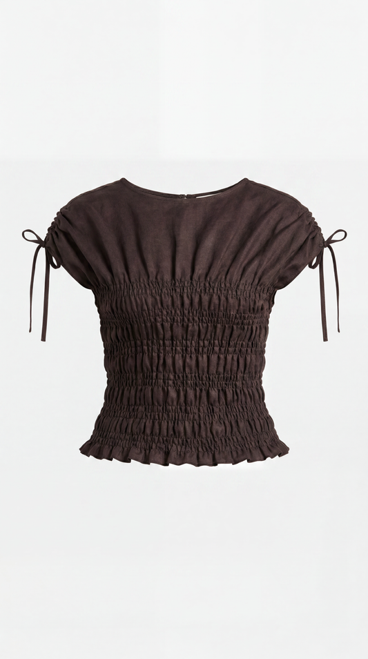 Top Ren Choco (100% Linen)