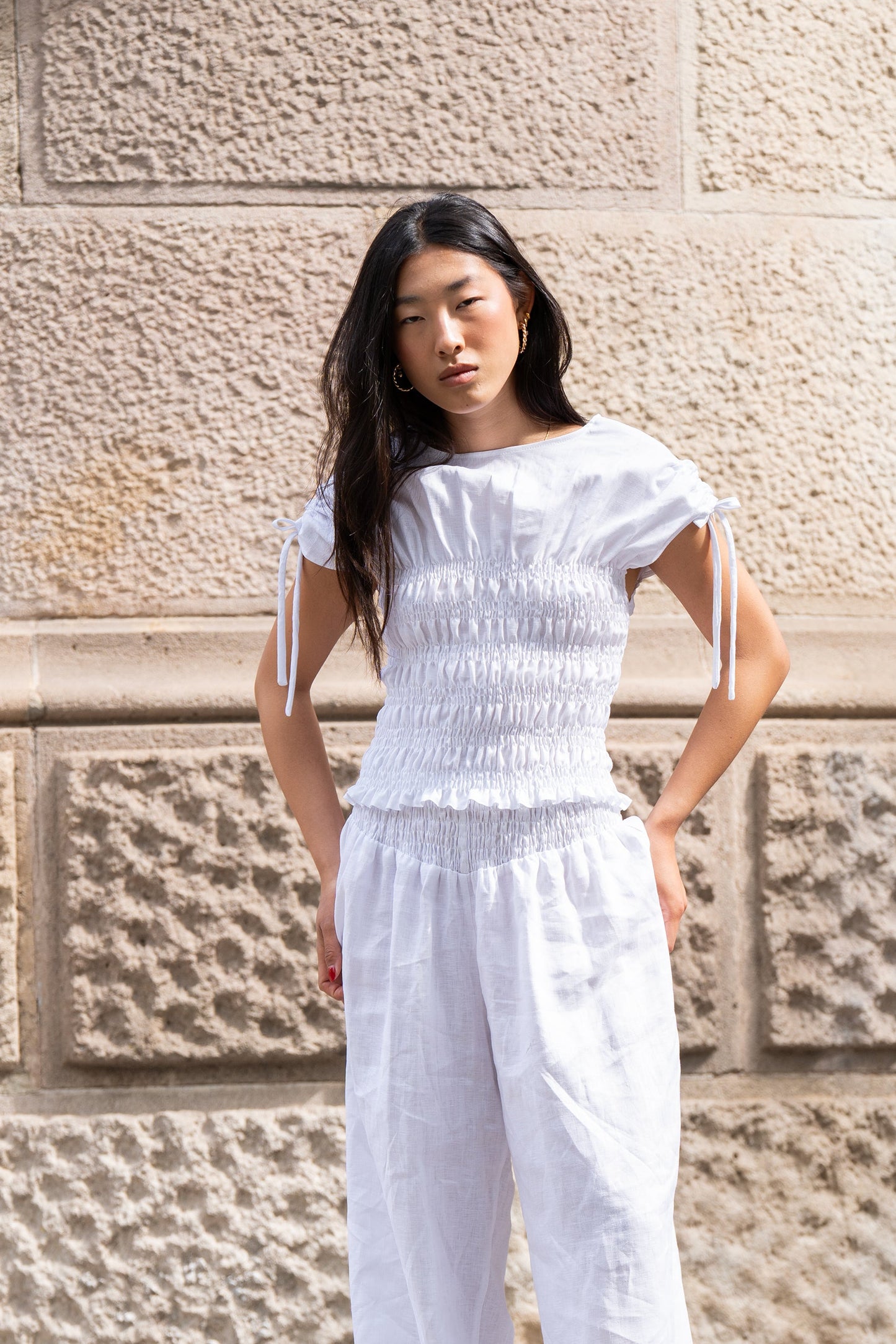 Top Ren Blanco (100% Lino)