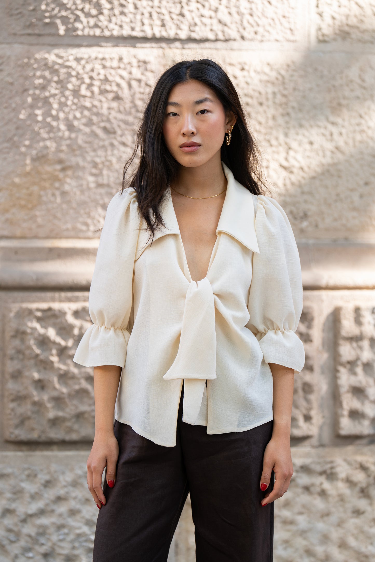 Blusa Tango Crema
