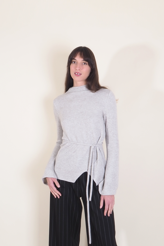 Top Uma Punto Beige
