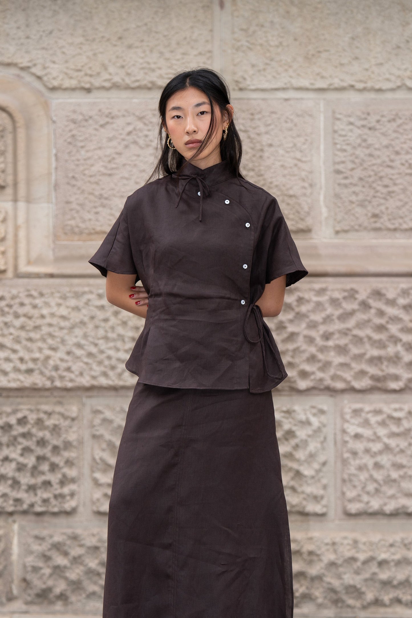 Rai Gray Dress