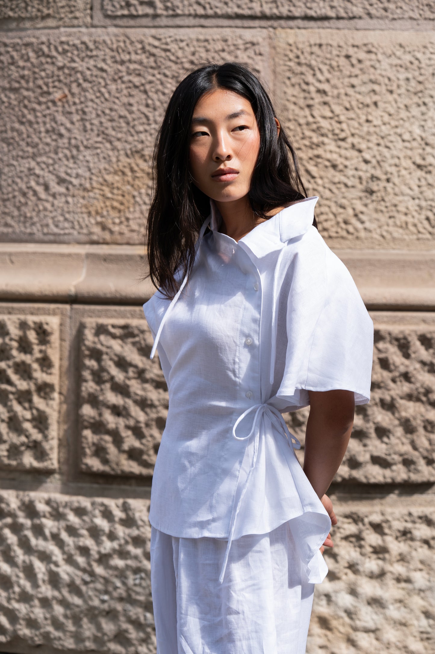 Camisa Yao Blanco (100% Lino)