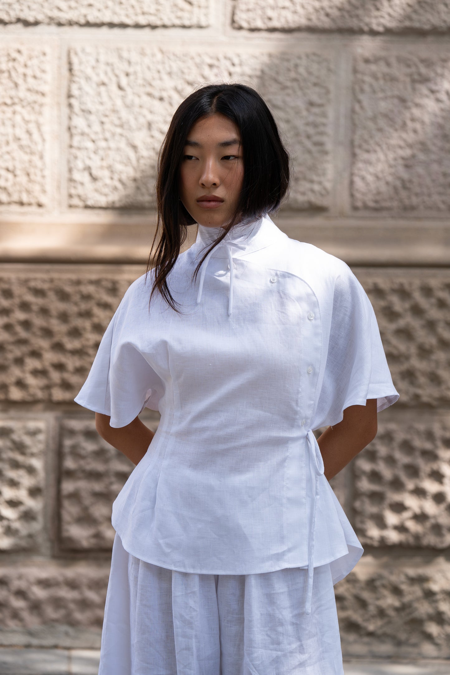 Camisa Yao Blanco (100% Lino)
